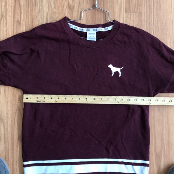 Victoria Secret Pink top sweatshirt XS Xsmall - Picture 6 of 8